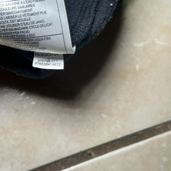 Vintage Y2K Nike Black Hoodie Mens Large Big Swoosh Logo The Athletic Dept - Picture 8 of 9